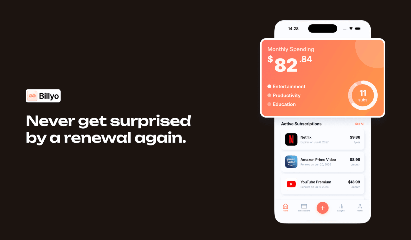 Billyo - Subscription Tracker